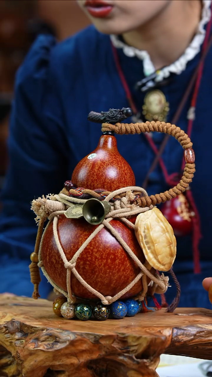 【闪购商品】240—光岳葫天然大漆酒葫芦不含漆珠