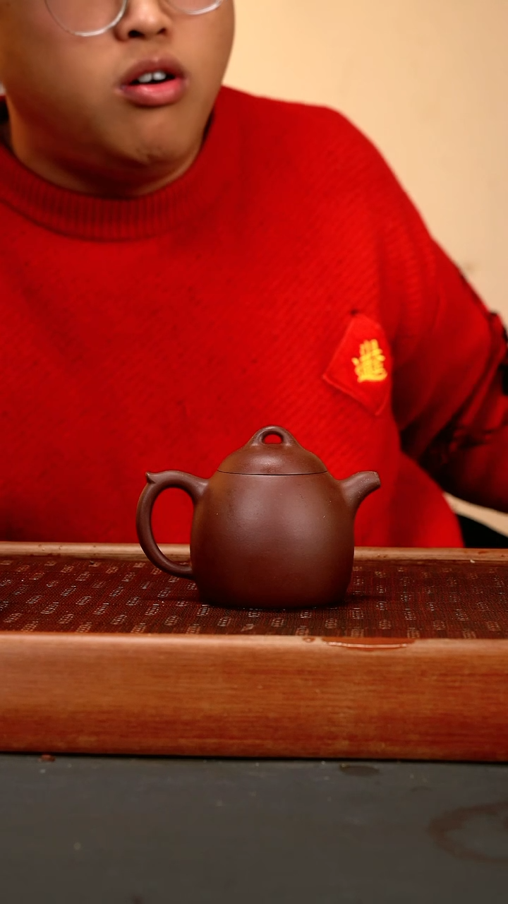 【闪购商品】紫砂茶壶lw 紫泥 秦权