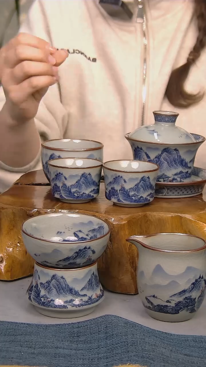 【闪购商品】简装家用款6件套 陶瓷家用茶具系列