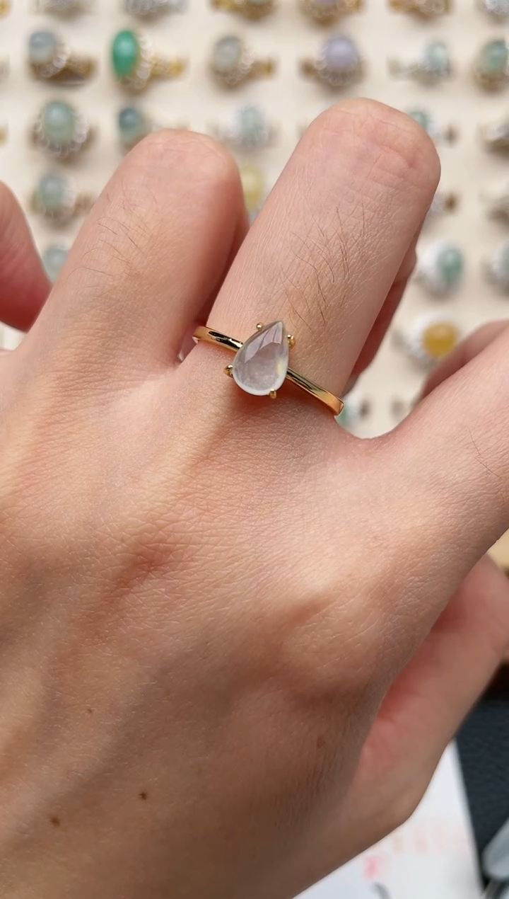 【闪购商品】翡翠戒指银S925镶嵌1111