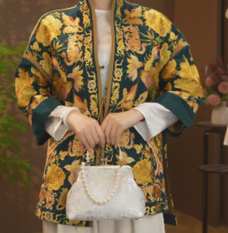 【花蝶满园】春季新款重磅百搭刺绣外套2025B1004-垚垚