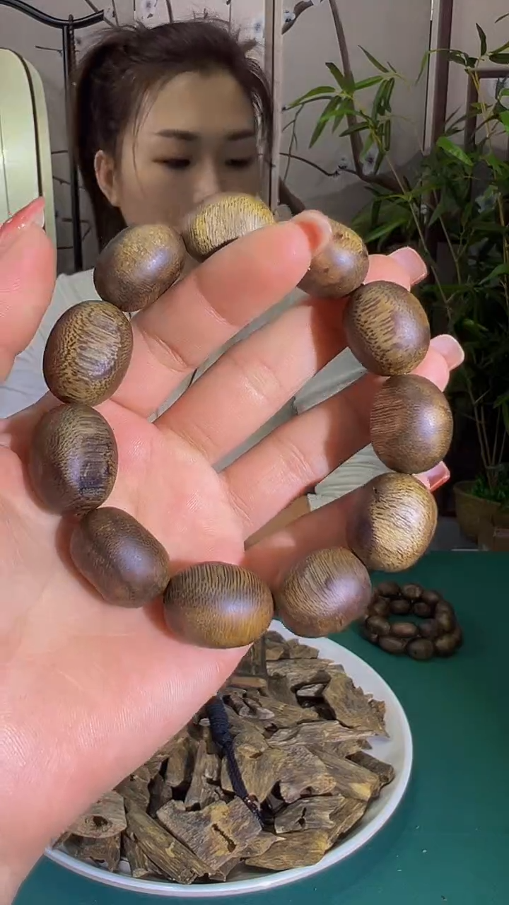 【闪购商品】沉香手串沉浮天然老料留疤单圈多样发一19