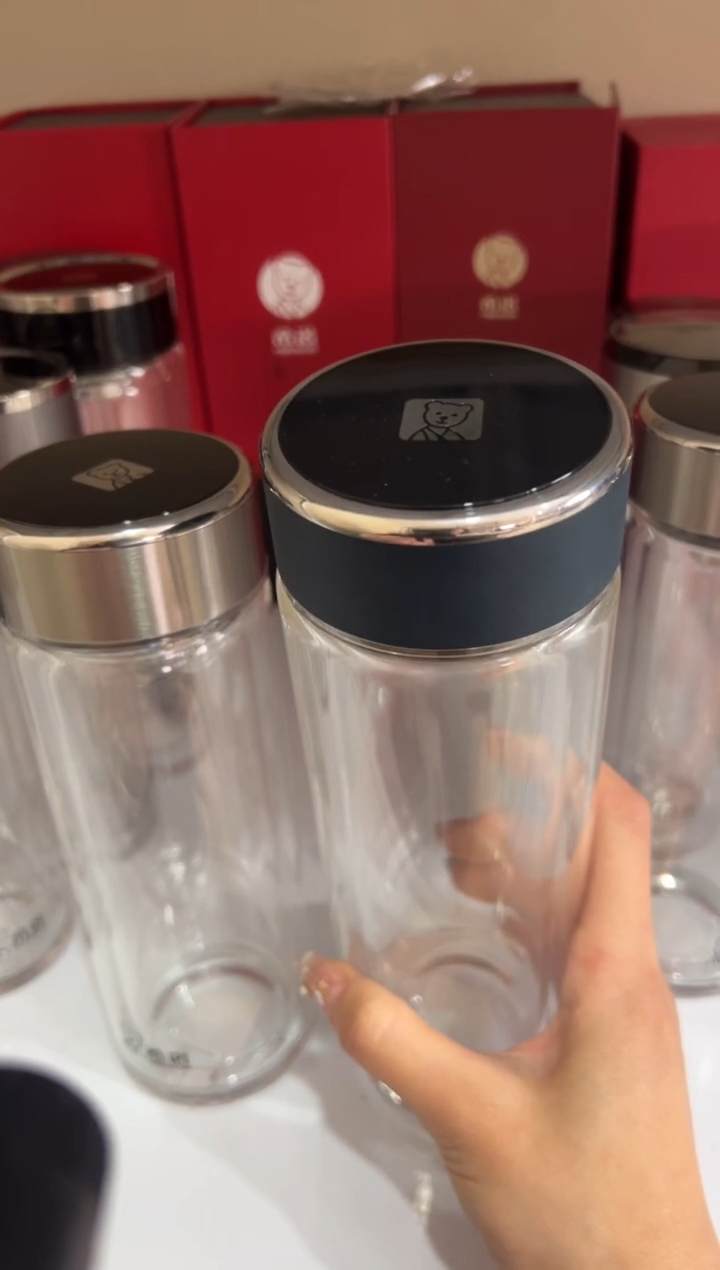 【闪购商品】双层高档395ml大容量茶杯