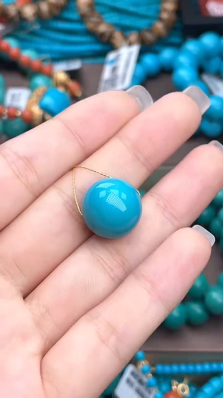 未镶嵌绿松石珠宝奇石风***～A38