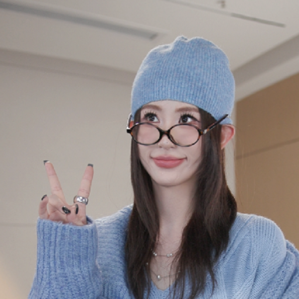 【颖子定制】秋冬INS风设计师款纯色针织冷帽5170