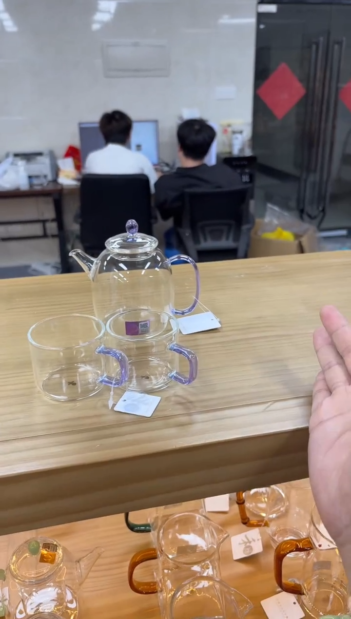 禾器宴辰壶浅紫色+禾器清禾杯一个装*2
