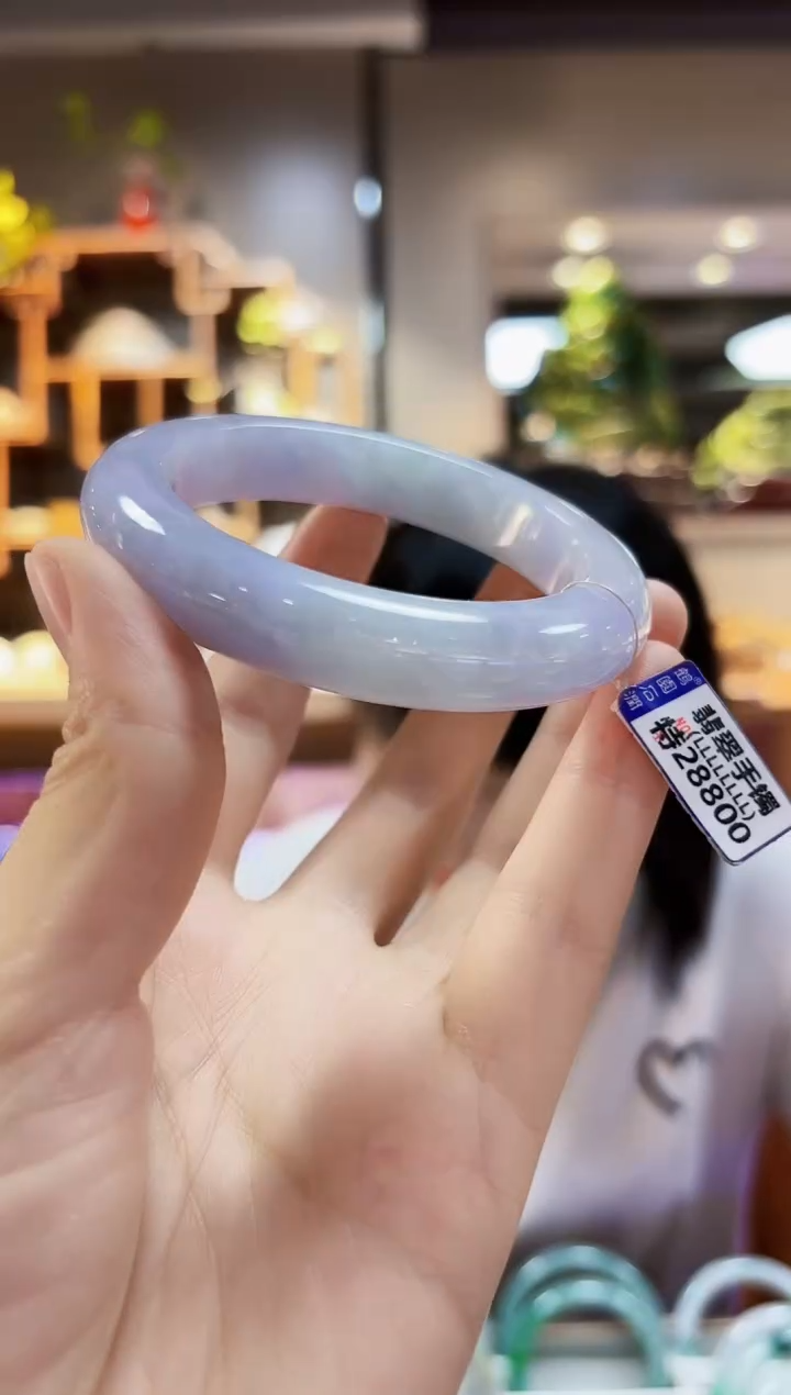 翡翠未镶嵌颈饰手镯56.3