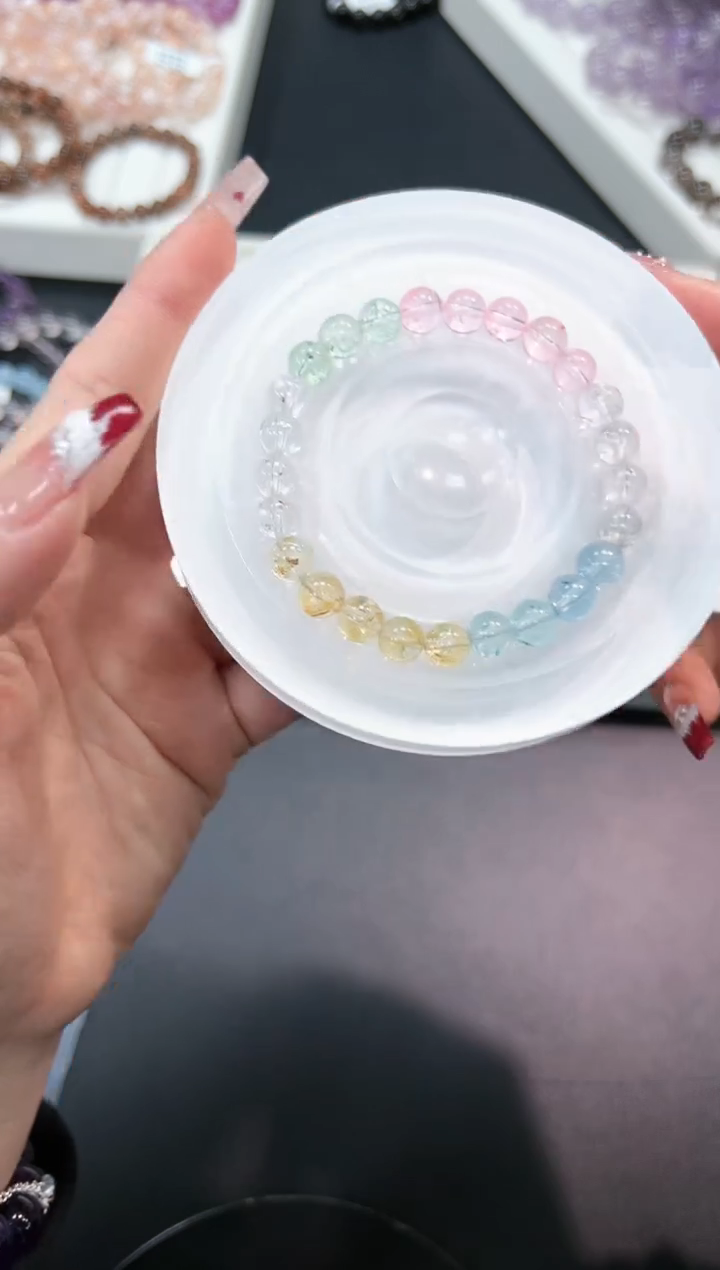 【闪购商品】水晶手串未镶嵌32g多样性发其一/1条默认微瑕