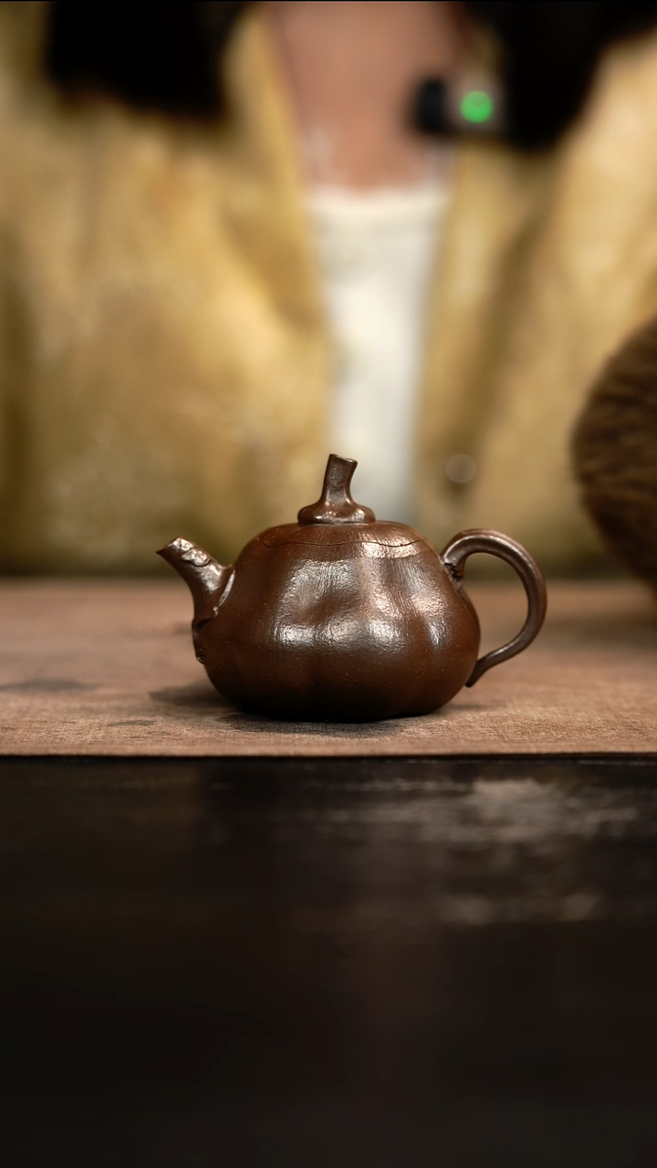 【闪购商品】紫砂茶壶小南瓜壶85cc
