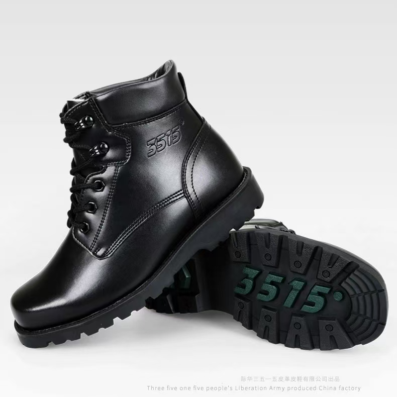 3515际华3515强人厂家直销男靴作战皮鞋冬季保暖棉靴羊毛棉鞋 