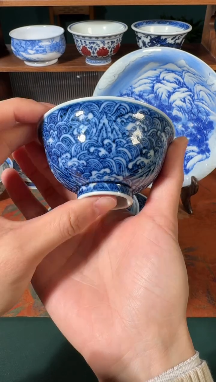 【闪购商品】杯钟家窑海水小杯