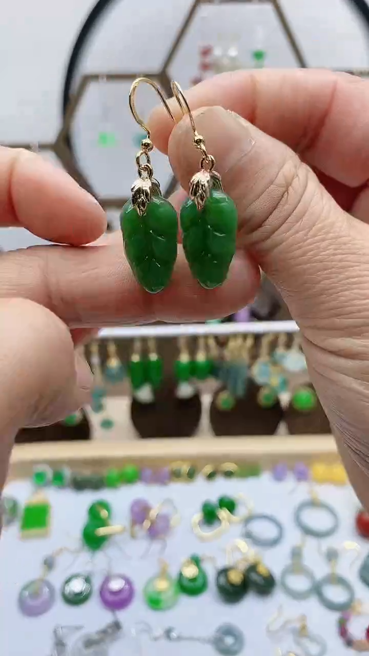 未镶嵌和田玉耳饰191