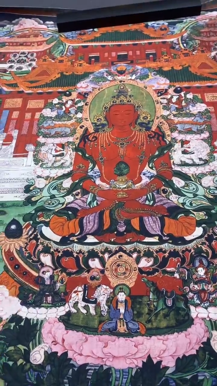 卷轴画王姬藏传唐卡艺术品