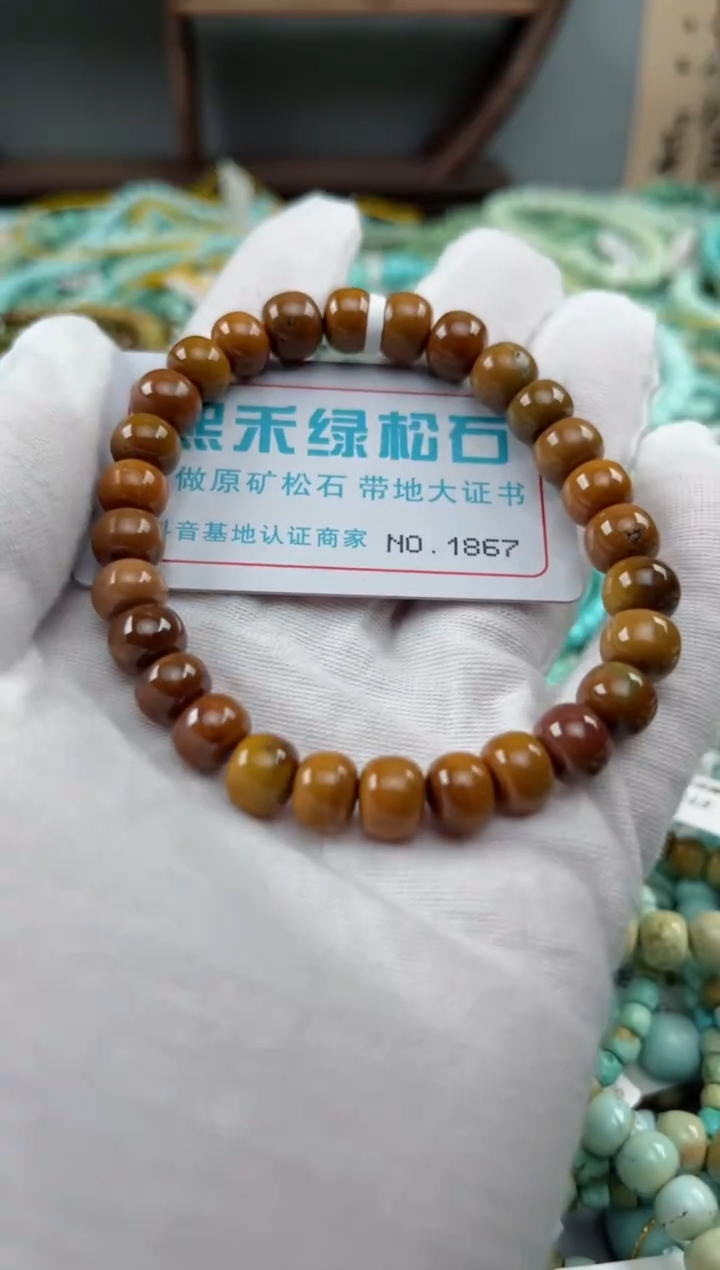 未镶嵌绿松石松石1867