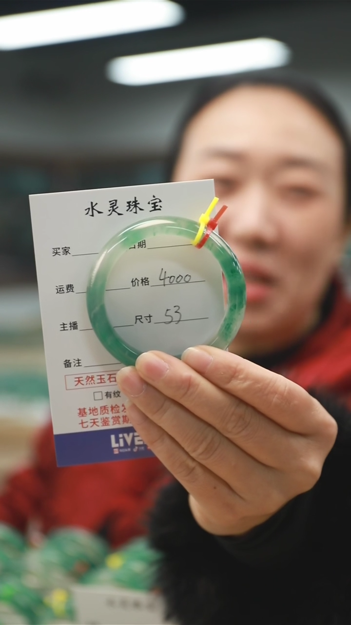 【闪购商品】石英质玉手镯未镶嵌天然独龙玉手镯圈口53