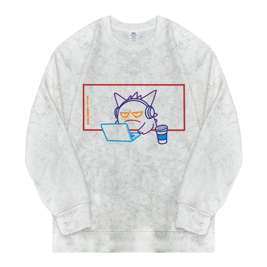 四条友【废寝忘食耿鬼】宝可梦 卫衣短袖合集 宽松卡通卫衣男女同款