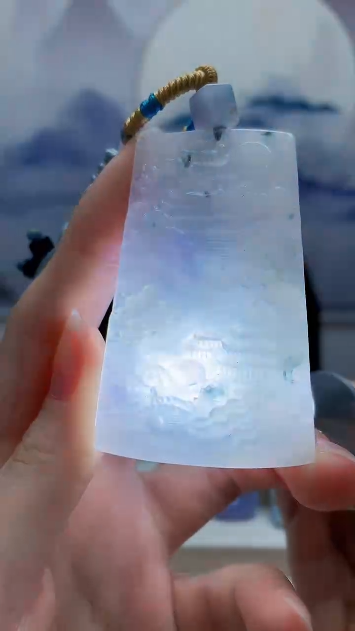 未镶嵌定制翡翠1502ry-毛货挂件29