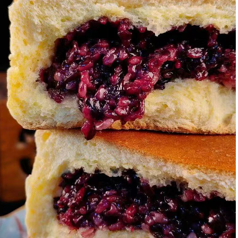 【羚羊妈妈】威海特产喜饼手工 原味100g红糖150g黑米260g红豆230克