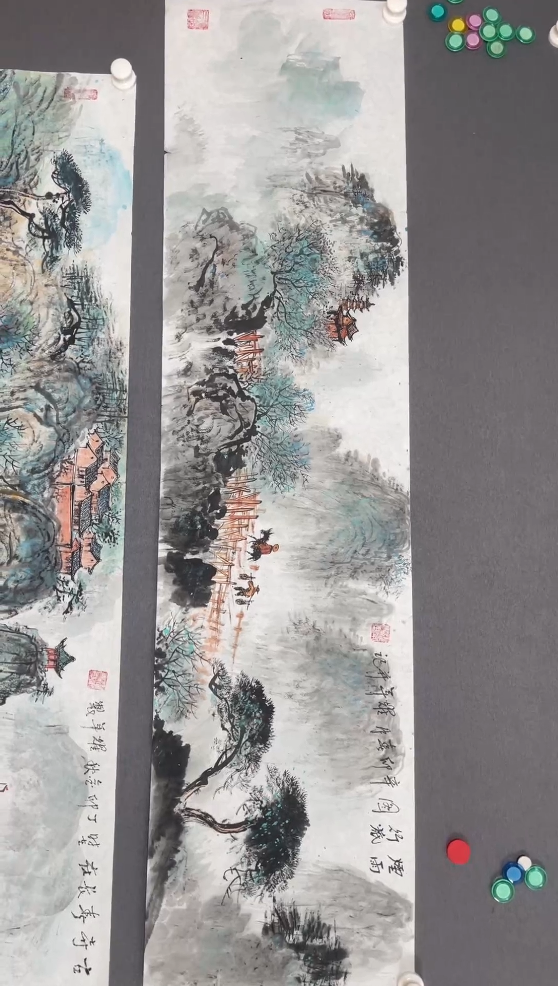 国画国画山水花鸟作品