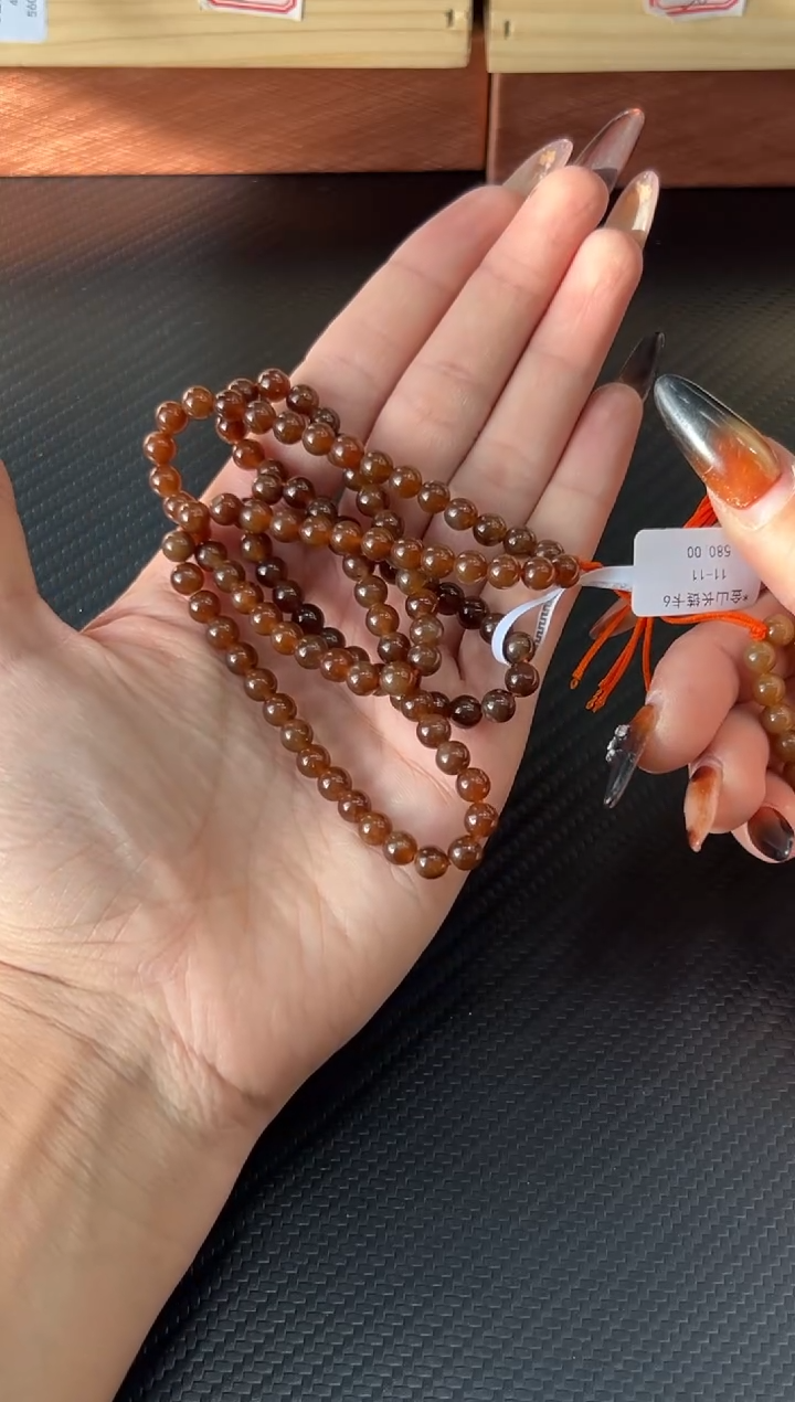 未镶嵌手链和田玉好****上金山微色差长链卡6