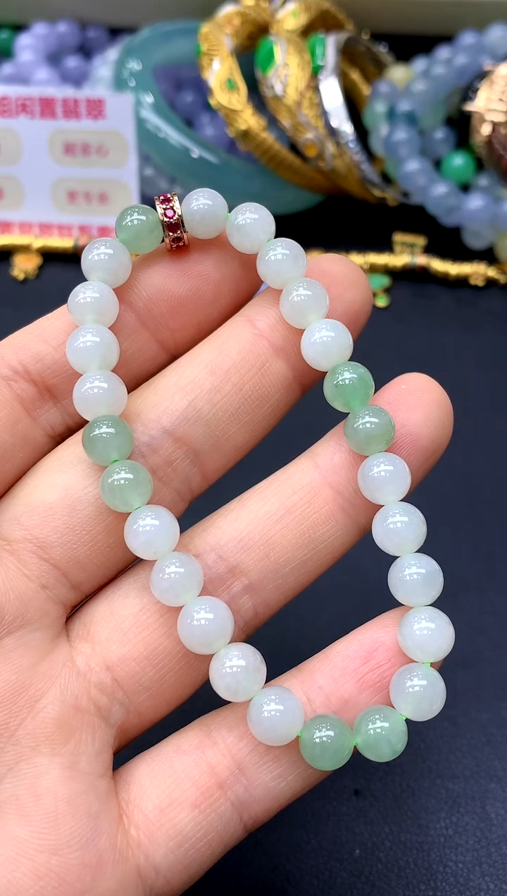 未镶嵌手链翡翠155-中国好珍宝