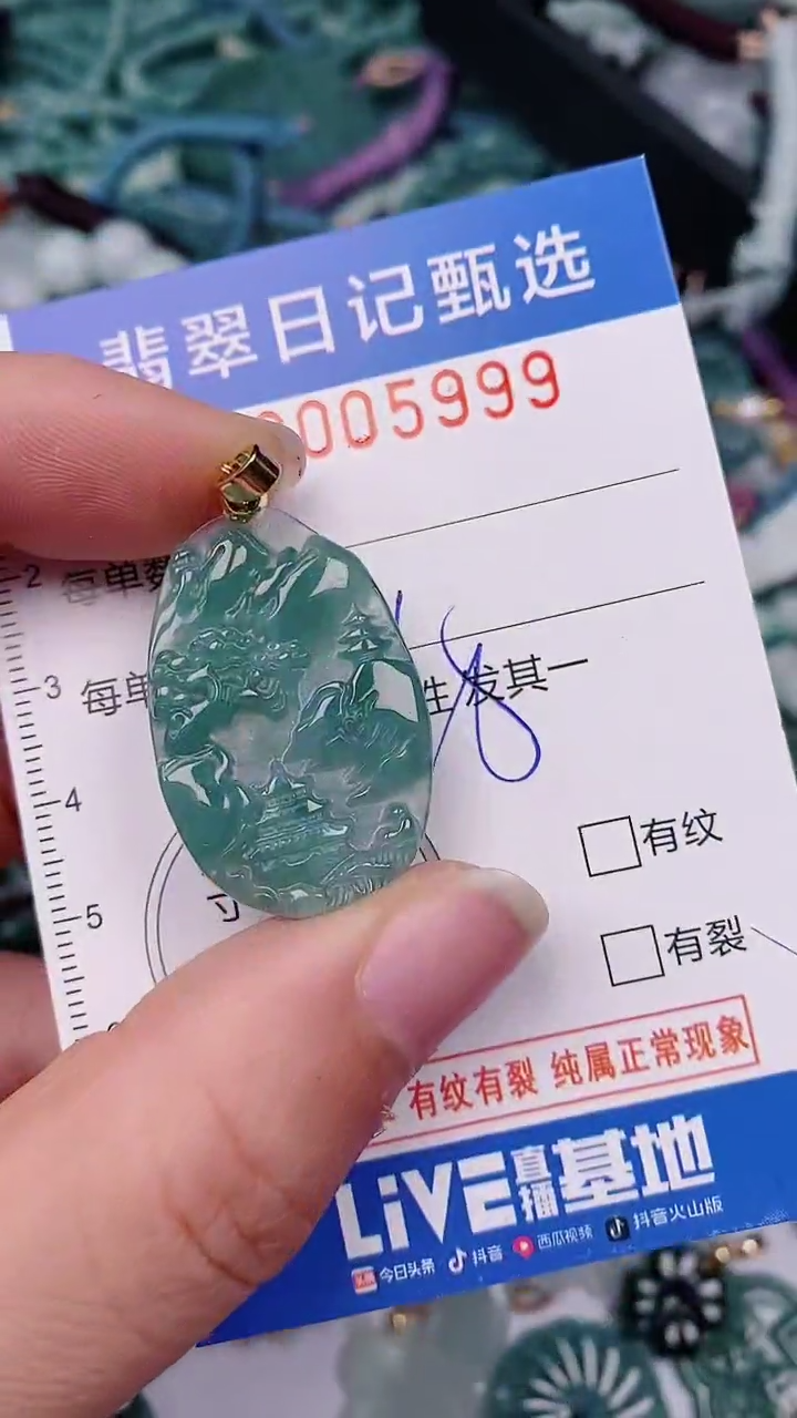 【闪购商品】翡翠颈饰未镶嵌00005999