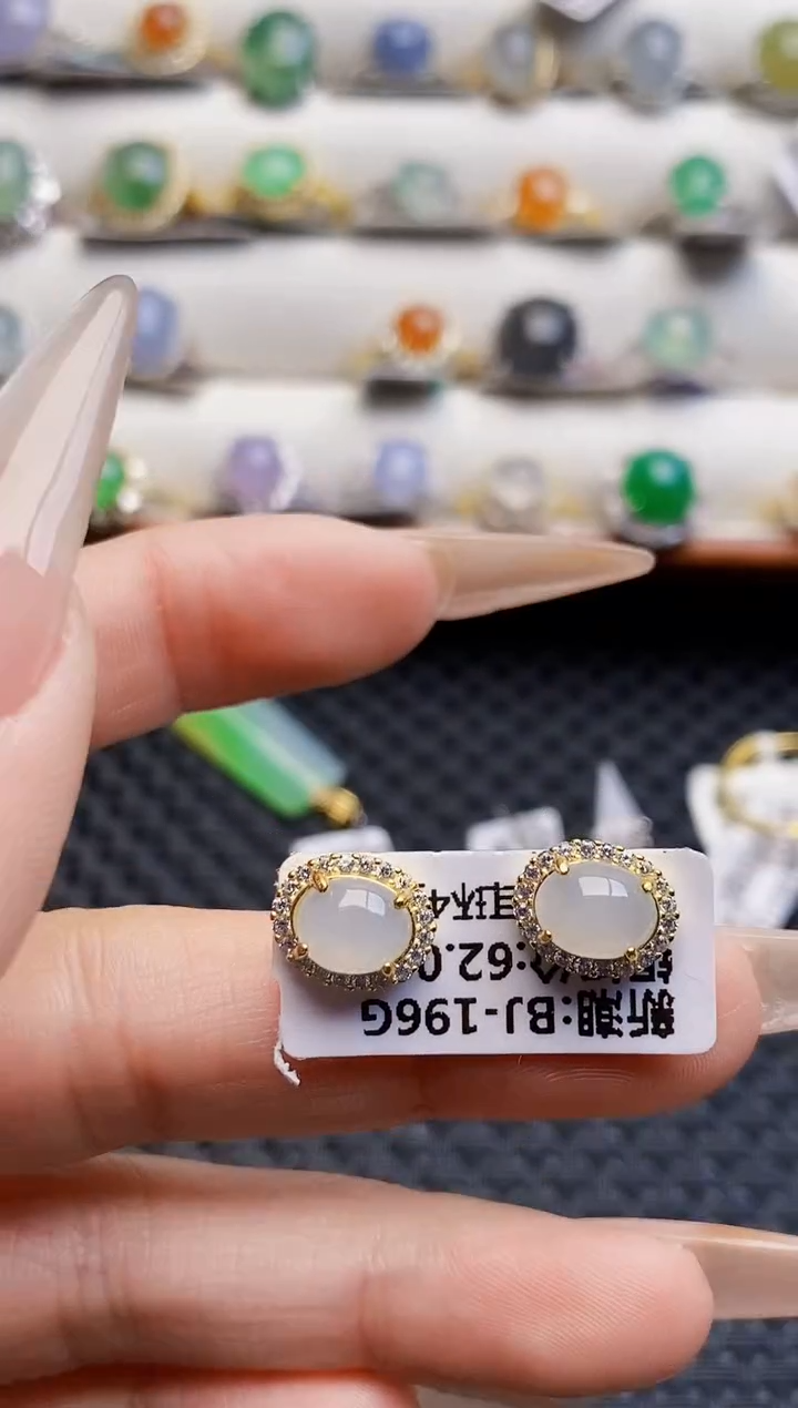 银S925镶嵌戒指翡翠6306