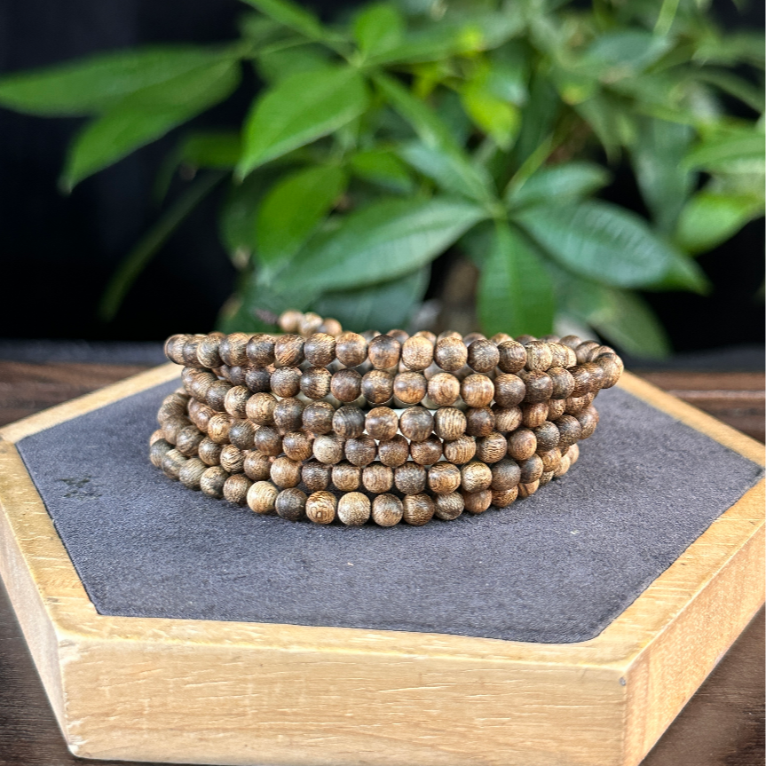 ZYCX-002 沉香达拉干0.4圆珠长串13g 约：4mm*226颗