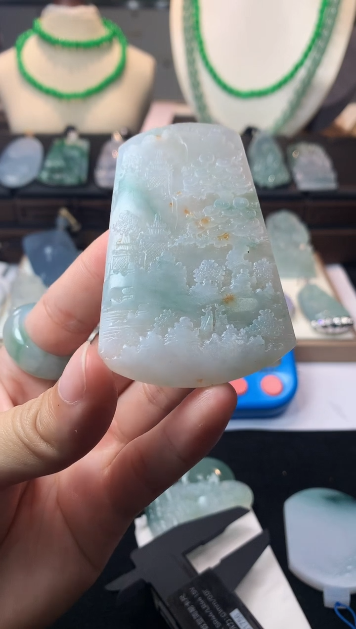 未镶嵌定制翡翠灯*～毛货不退不换