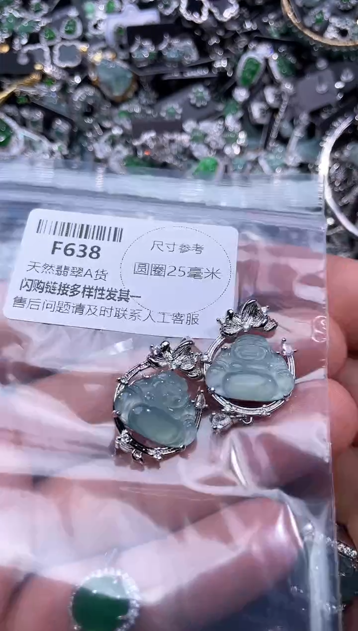 【闪购商品】翡翠颈饰未镶嵌F638多样性发其一