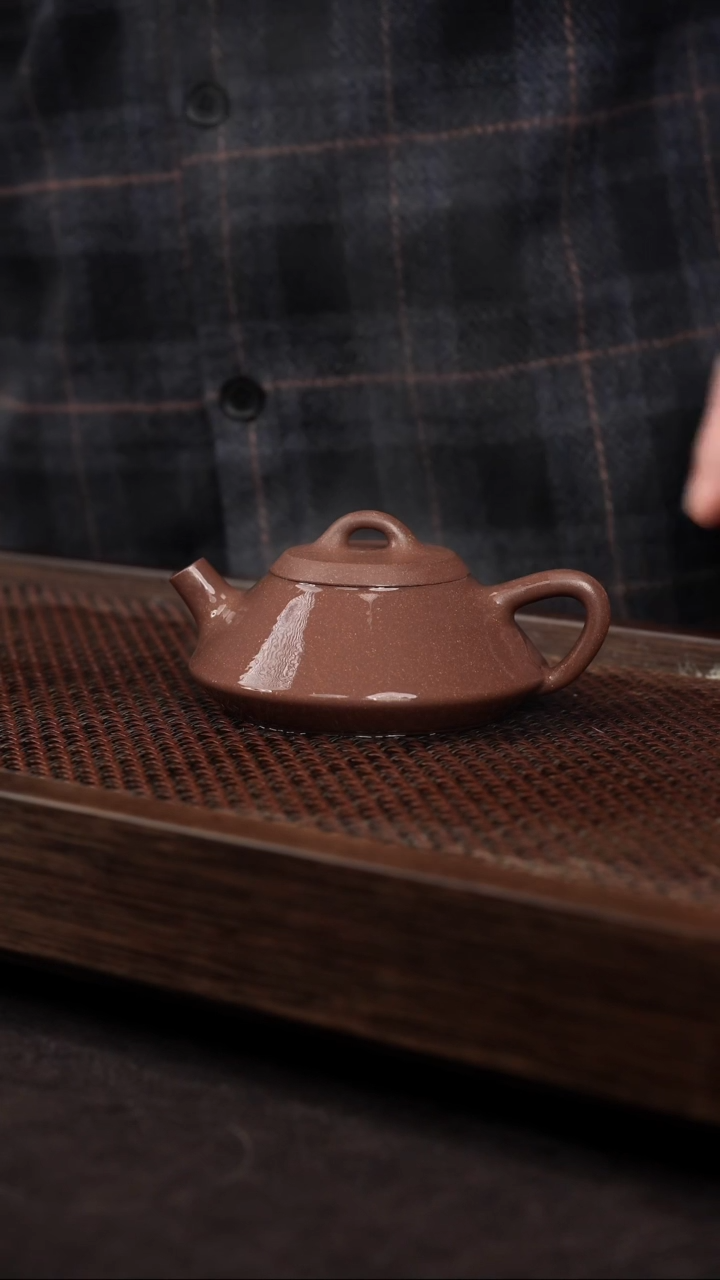 【闪购商品】紫砂茶壶老紫泥文瓢