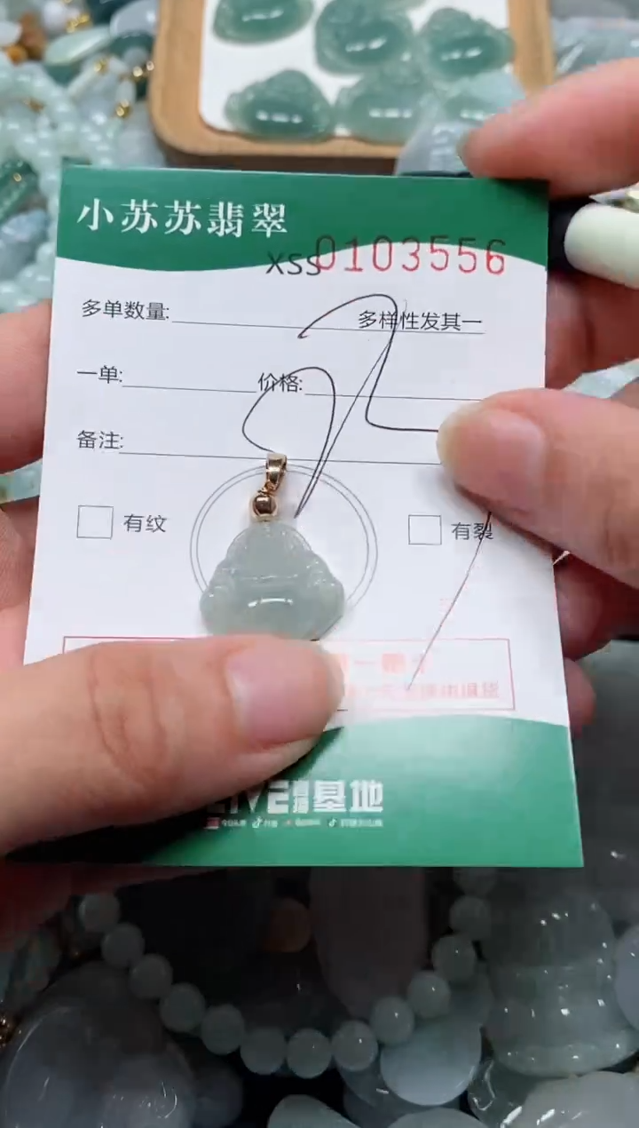 【闪购商品】翡翠颈饰未镶嵌闪购商品0103556