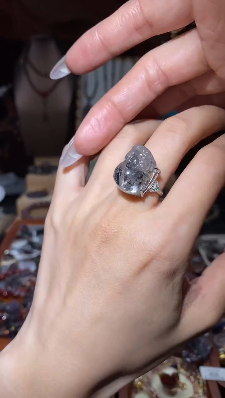 【闪购商品】水晶戒指未镶嵌闪灵钻