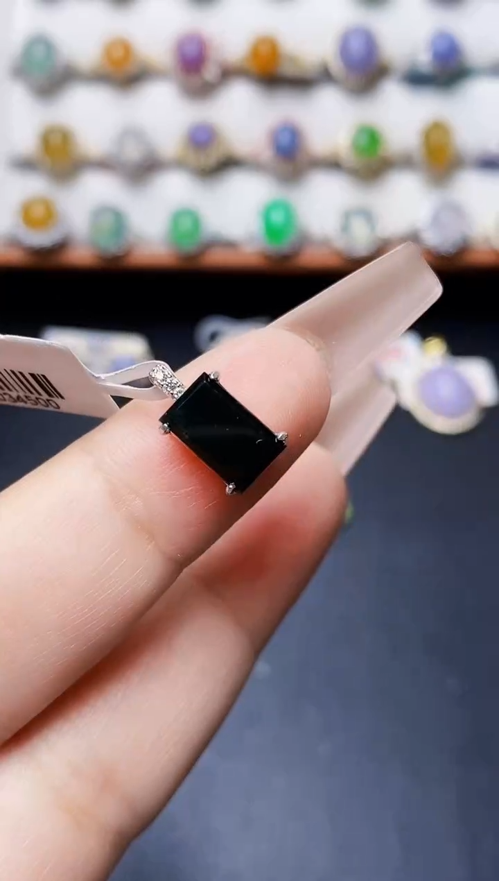 银S925镶嵌戒指翡翠1326