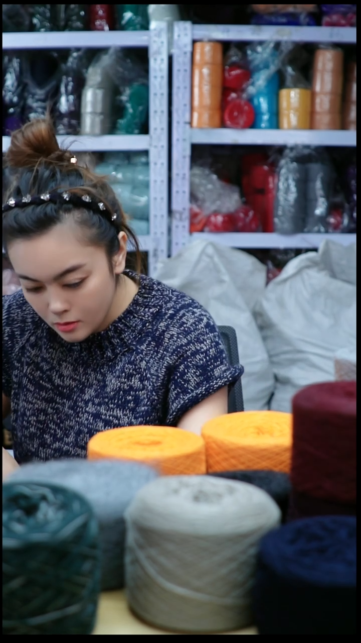 羊毛欢姐手编线D391