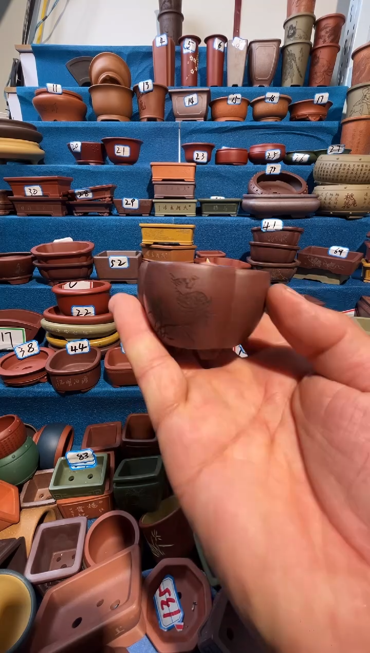 【闪购商品】紫砂紫砂花盆5.5*3.5