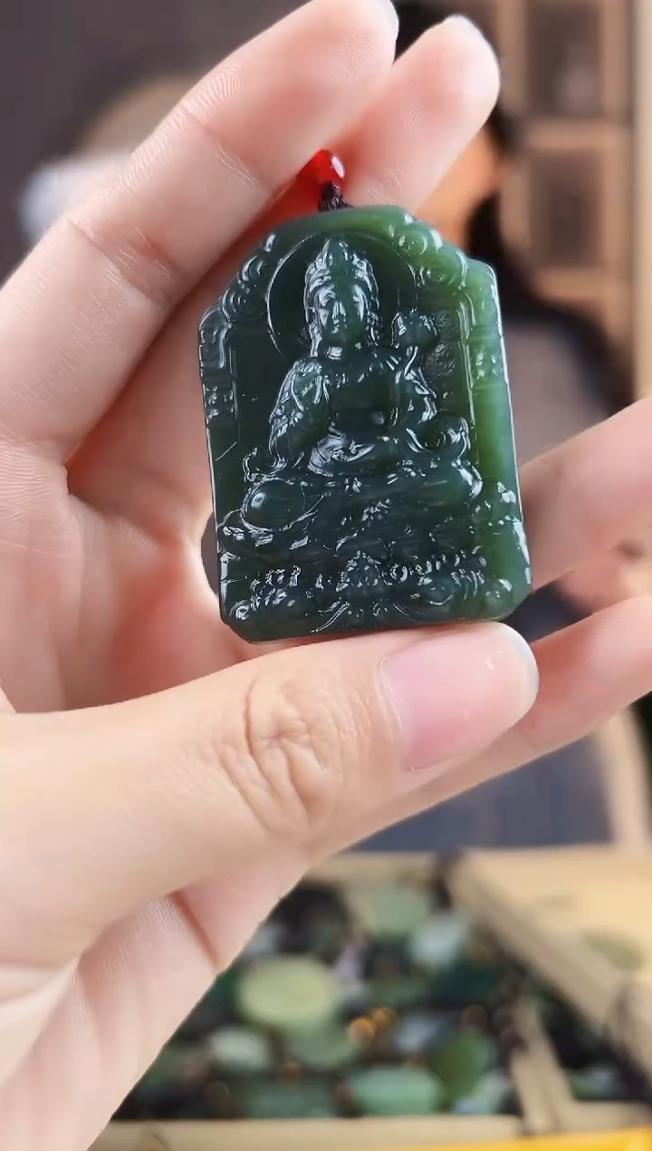 颈饰未镶嵌和田玉拍一发一，多样性发货