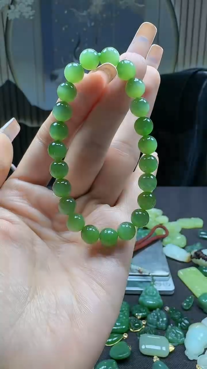 和田玉未镶嵌挂件8