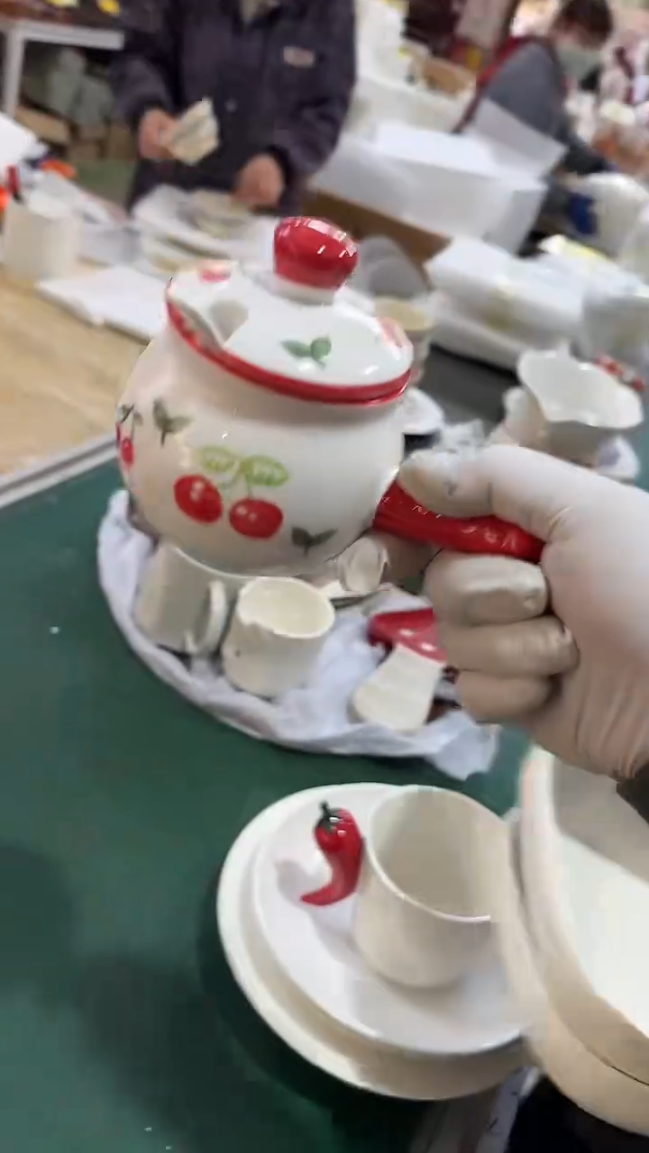 陶瓷手柄罐和勺子 微瑕凑满20元包邮