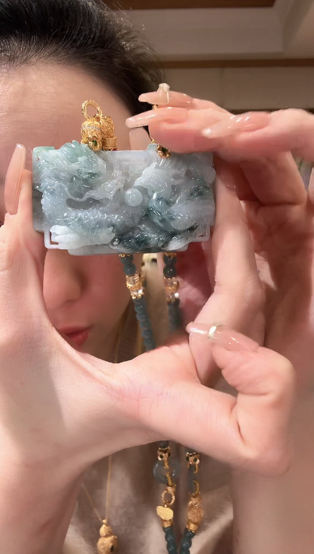 【闪购商品】翡翠颈饰未镶嵌国风