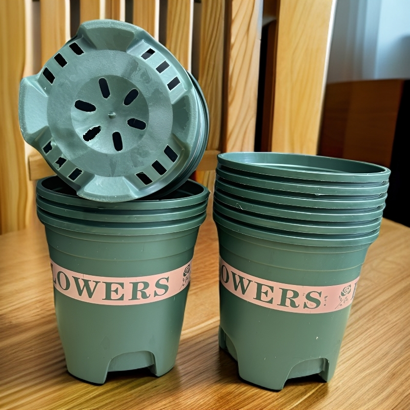 【10个】1.5加仑花盆【口径19高19左右】君子兰三角梅栀子花专用花盆