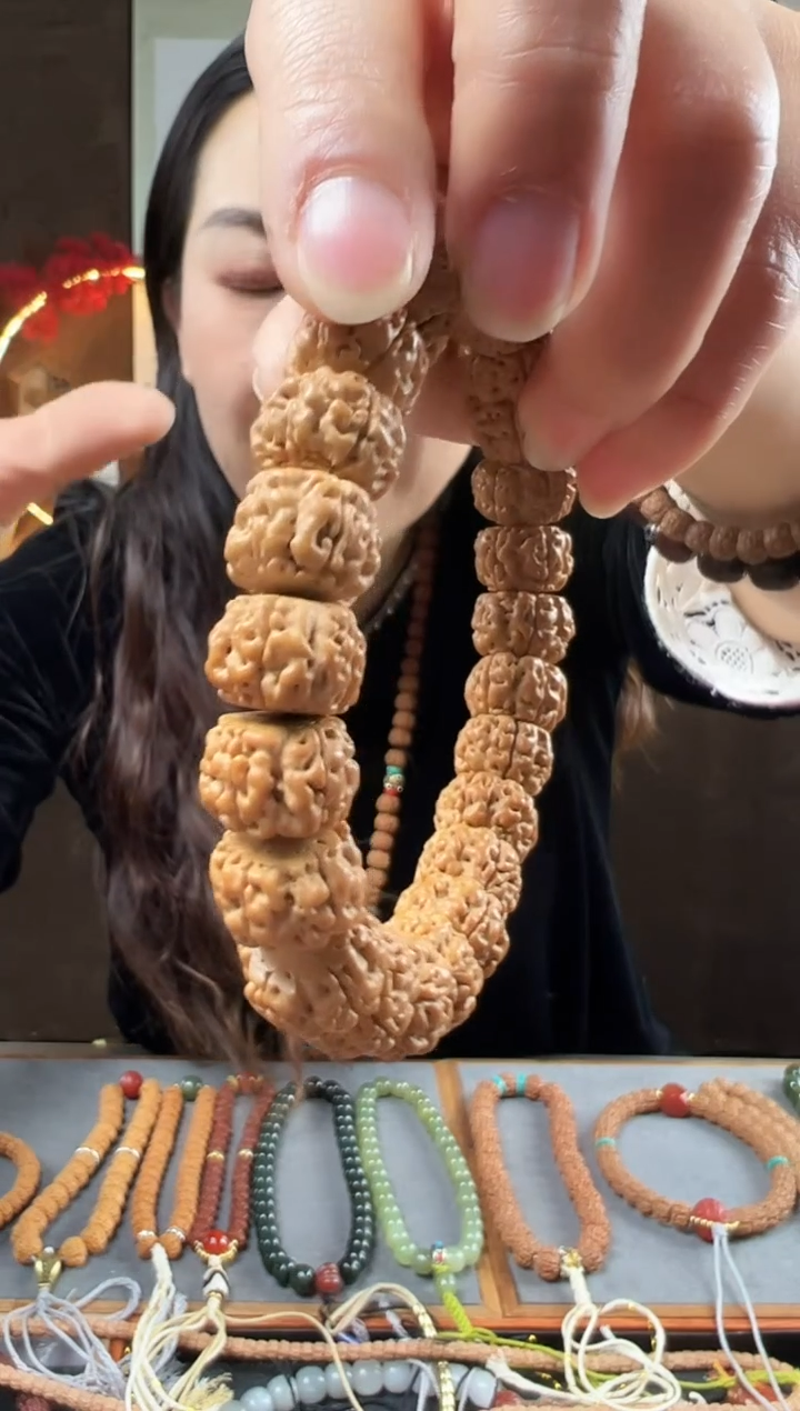 【闪购商品】金刚菩提吊坠14MM精品盘龙纹手串