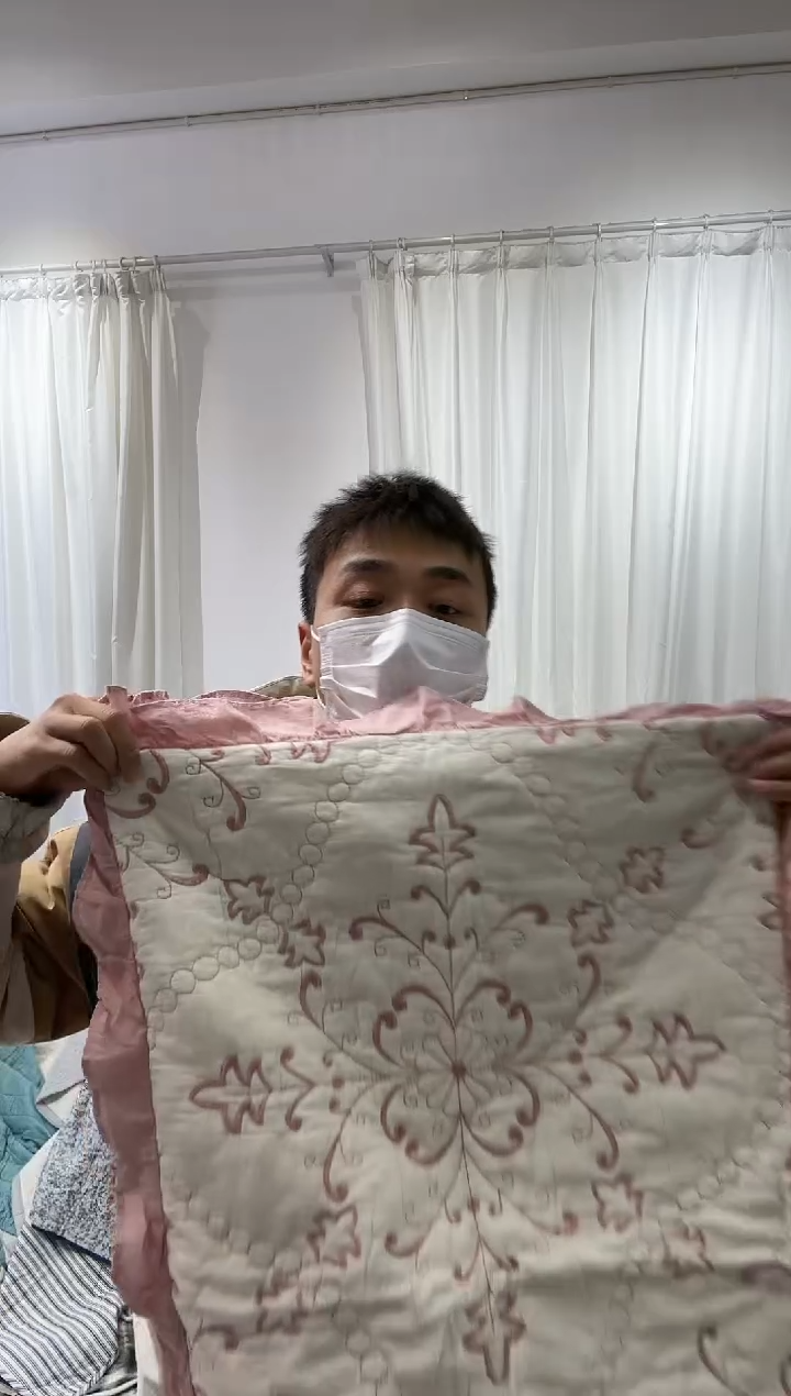 棉50*70枕套一对纯棉142号微瑕