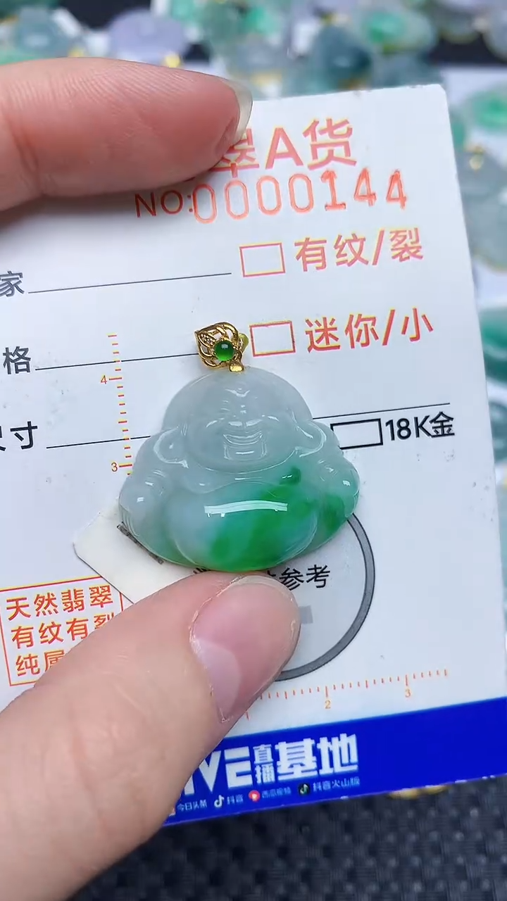 【闪购商品】翡翠颈饰18K金镶嵌5345345345