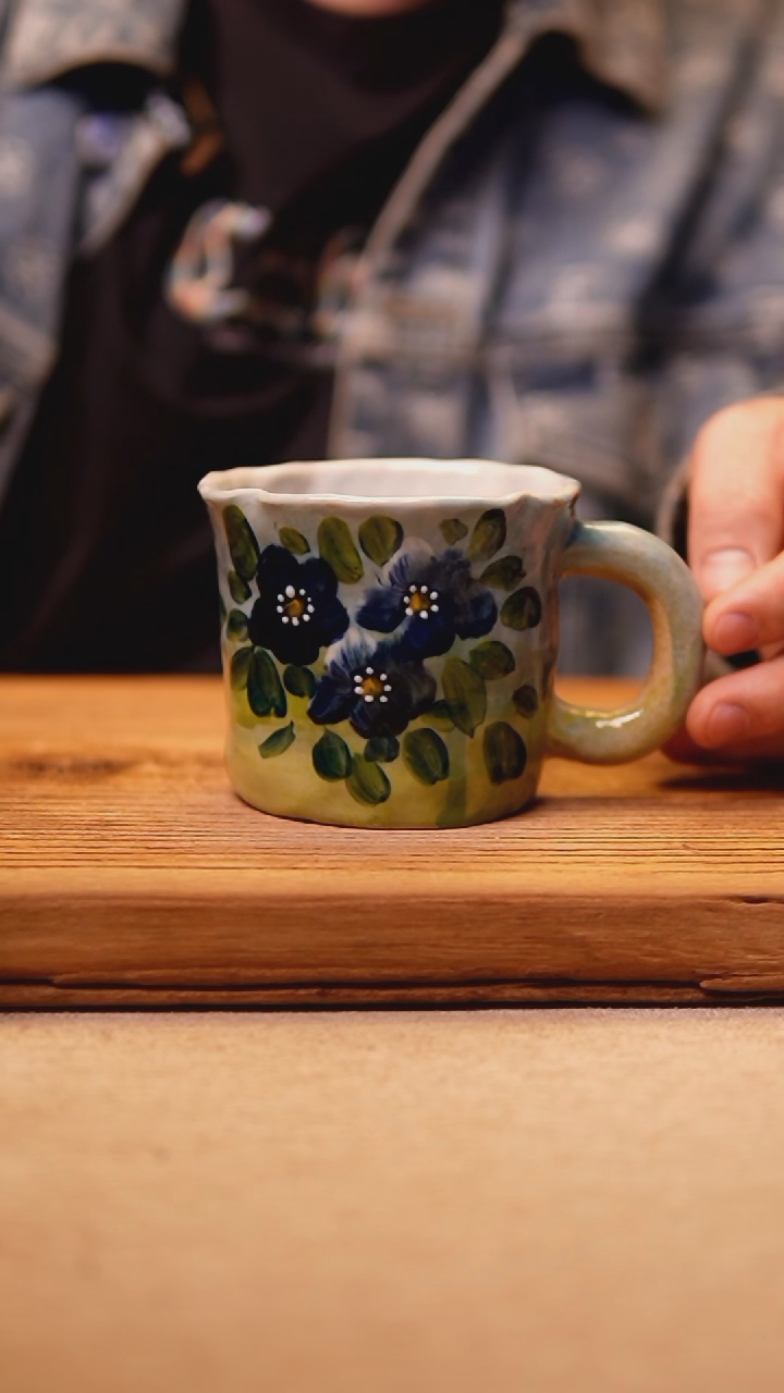 @@陶园瓷舍@@纯手工手绘@高温釉下彩