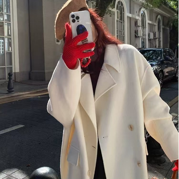 长款宽松女秋冬冬季半岛清晨羊毛大衣