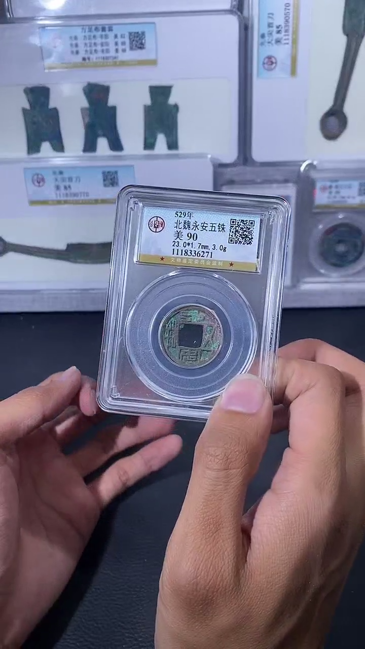 【闪购商品】金琪珍北魏永安五铢一枚