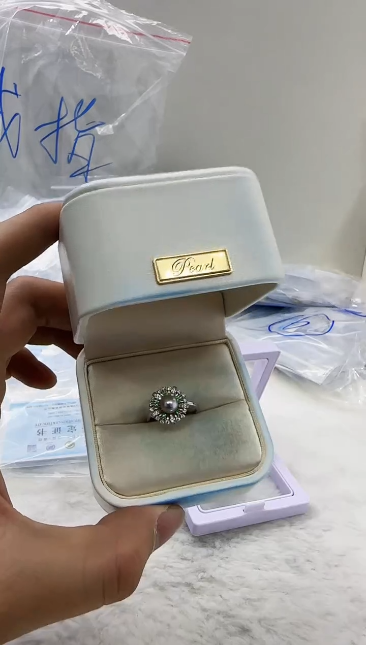 【闪购商品】海水珍珠DA银S925镶嵌c135 珍珠