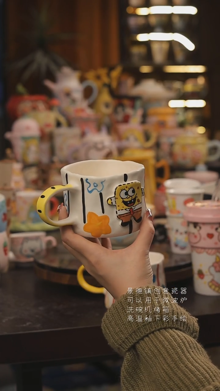 景德镇釉下彩绘设计师款式陶瓷