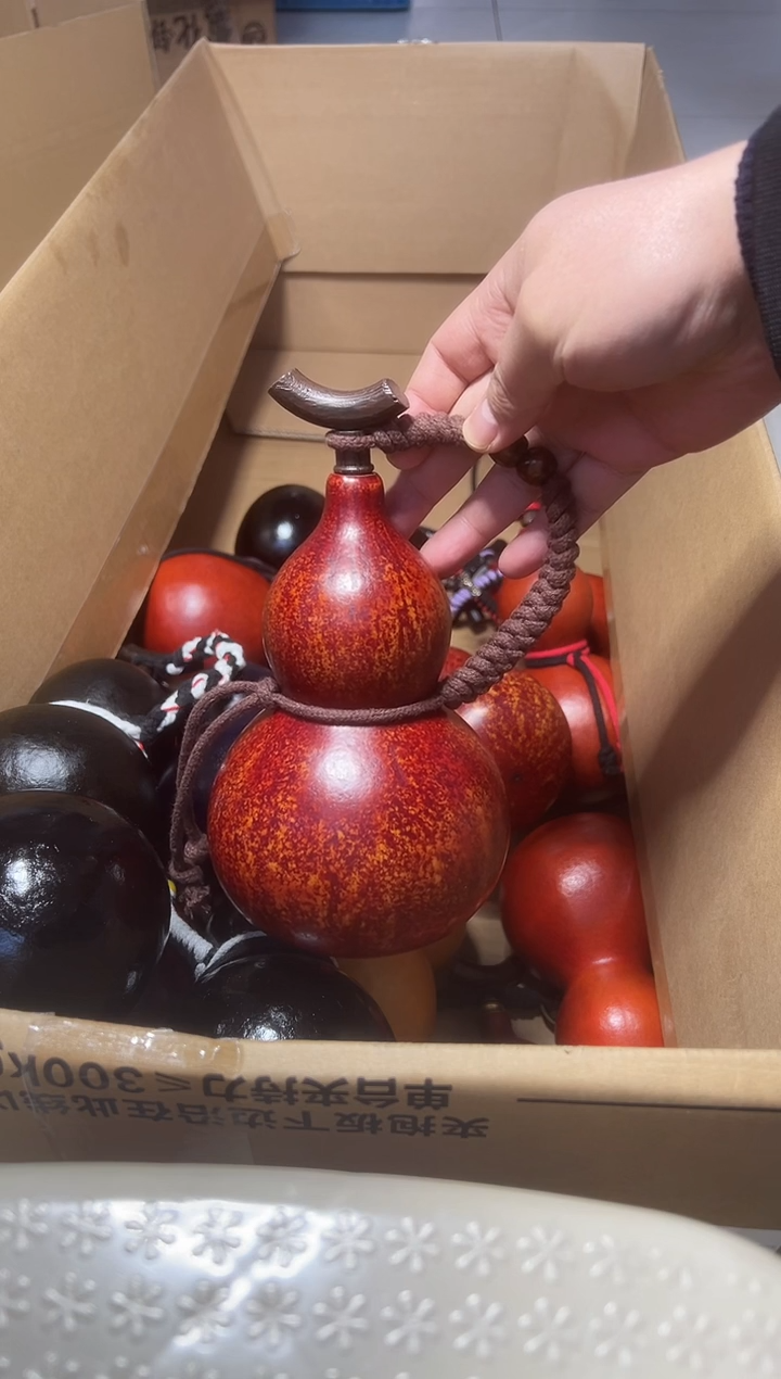 038--大漆酒葫芦--不含网兜，一葫一价，不退不换